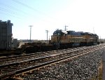 UP 363 19Dec2012  Pushing a delivery onto the Butler Spur in CENTEX 